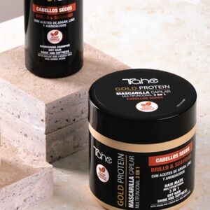 Tahe Gold Protein Hair Care Set shampoo and mask